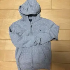 ポロ　ラルフローレン　キッズ　130センチ　パーカー　グレー　7号