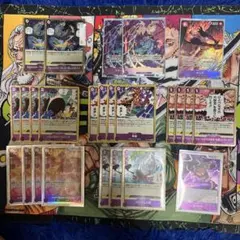 ワンピースカード　紫カイドウ　デッキパーツ　キング　10リンリン　パラレル