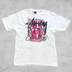 ✨希少✨Stussy グラフィック Tシャツ ホワイト×ピンク　Lサイズ
