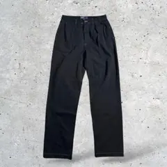 90sPoloRalphLauren ANDREW ポロチノ2タック黒メキシコ製