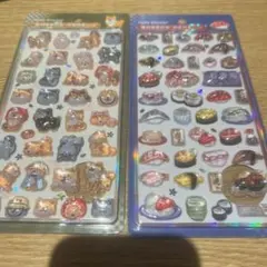 ボンボンドロップシール　柴犬　寿司2シートセット