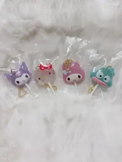 サンリオキャラクターズ　カラフルキャンディチャーム　4種セット