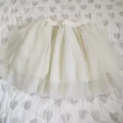 新品未使用チュールスカートチューブトップ2way18-24M90サイズ位パニエ