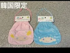 韓国DAISOリトルツインスターズ キキララポーチセット　ピンク　ブルー