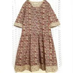 アデュートリステス　リバティパッチワークワンピース　チュニック　タナローン