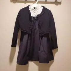 COMME CA ISM　子供用半袖ワンピース　ボレロ付き　１１０cm