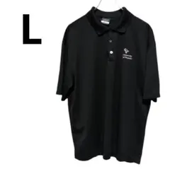 Nike ゴルフ　ドライフィット 黒ポロシャツ Lサイズ　半袖　古着　黒