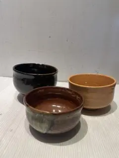 未使用品　美品　抹茶碗　３点セット