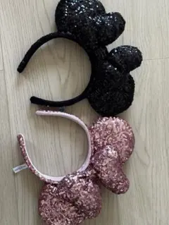 ディズニー ミッキー耳カチューシャ 2個セット