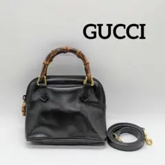 GUCCI グッチ バンブー ミニ ショルダーバッグ ブラックのサムネイル