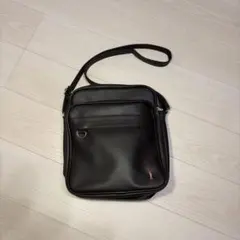 EAST BOY 合皮ショルダーバッグ　茶色×ピンク