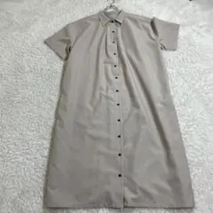 patterntorso　半袖シャツワンピース　レディース　ベージュ 　S~Lのサムネイル
