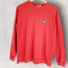 ​【美品】ノースフェイス テックティー S 赤 Tシャツ ユニセックス 速乾