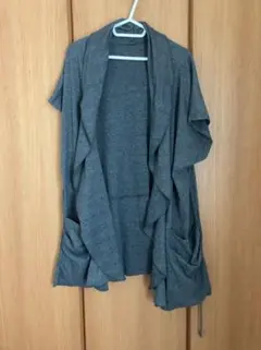 カーディガン グレー