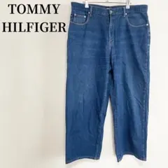 トミーヒルフィガー ストレートデニム ブルー アメカジ 古着コーデ