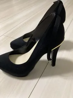 ブラックハイヒール 22cm