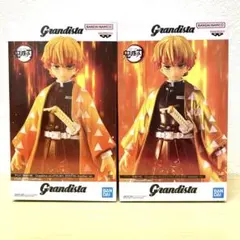 鬼滅の刃Grandista 我妻善逸 フィギュア 2種A B コンプ ナムコ限定