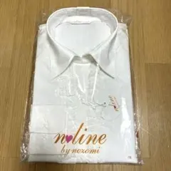 洋服の青山　n-line by　nozomi　白　長袖シャツ ブラウス 7号のサムネイル