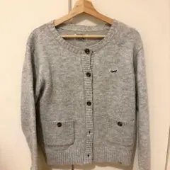 freaks store×town craft theFOX カーディガングレー