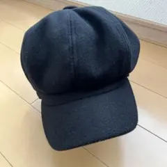 キャスケット　黒