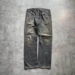 【W34 L32】00s カナダ製ブラックデニム リーバイス 501xx