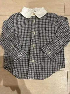 ラルフローレン　24m 長袖シャツ　チェック　フォーマル