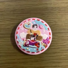 ディズニー　刺繍缶バッジ2 シュガーラッシュ