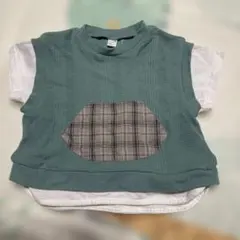 apres les cours ワッフル 半袖Tシャツ 80