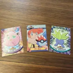 平成レトロ　ポケモンカード 3枚Jigglypuff Misty Oddish
