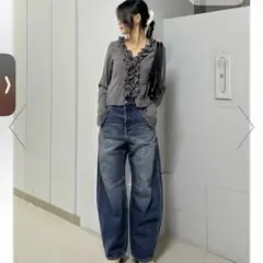 LACE UP RUFFLE ブラウス MOUSSY マウジー