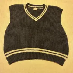 petit main キッズ ニットベスト 100cm