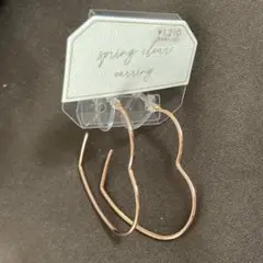 イヤリング　ノンホールピアス　アクセサリー　新品未使用　ハート