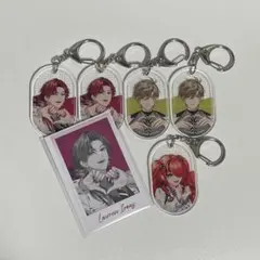 にじさんじ キーホルダー チェキ風カード ネイル ローレン オリバー レイン