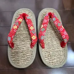 女児用草履 和花柄 21cm