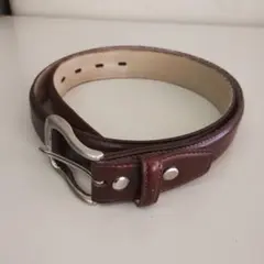 シェルコードバン　ブラウンベルト 5穴 傷あり　85〜95