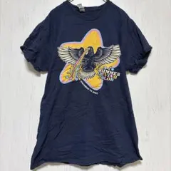ギルダン【M】半袖 Tシャツ クルーネック イーグル ネイビー紺 綿 カジュアル
