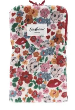 【CathKidston】ファスナー付きタオル ペットボトルケース 花柄　美品のサムネイル