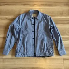 CDG コムデギャルソン ストライプ コーチジャケット 青 サイズ S