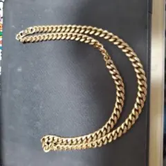金色メッキ チェーンネックレス