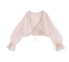 GRL シアーレースボレロ ピンク 新品未使用