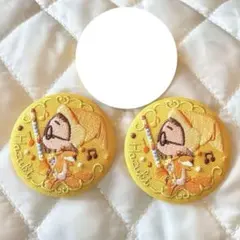 おジャ魔女どれみ はづき 刺繍缶バッジ ビスケット