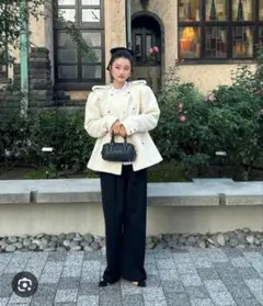 BIBIY EMMA FRILL JACKET フリル付ブレストジャケット - メルカリ