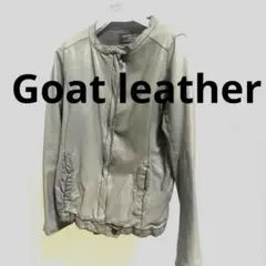 【URBAN RESEARCH DOORS】 ゴートレザー山羊革 グレー 上質