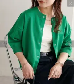 DISCOAT ライトスポンディッシュ半袖カーディガン