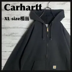 ★*★様 【即完モデル‼︎】Carhartt◎黒 XL相当 フルジップ パーカー