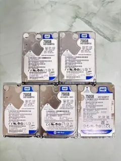 750GB【Western Digital製 統一】★2.5インチ★内臓HDD★