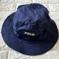 POLO Baby ベビー 帽子 ハット ネイビー 48cm 日よけ
