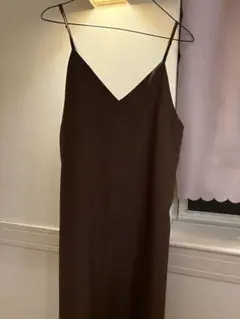 GU キャミワンピース ブラウン