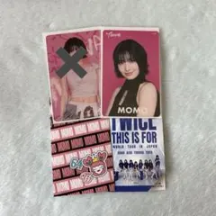 TWICE オフライン　くじ 参加賞 クリアトレカ　モモ