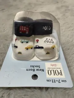 POLOの新生児用ソックス